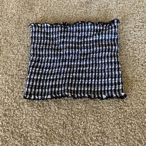 Checkered tube top